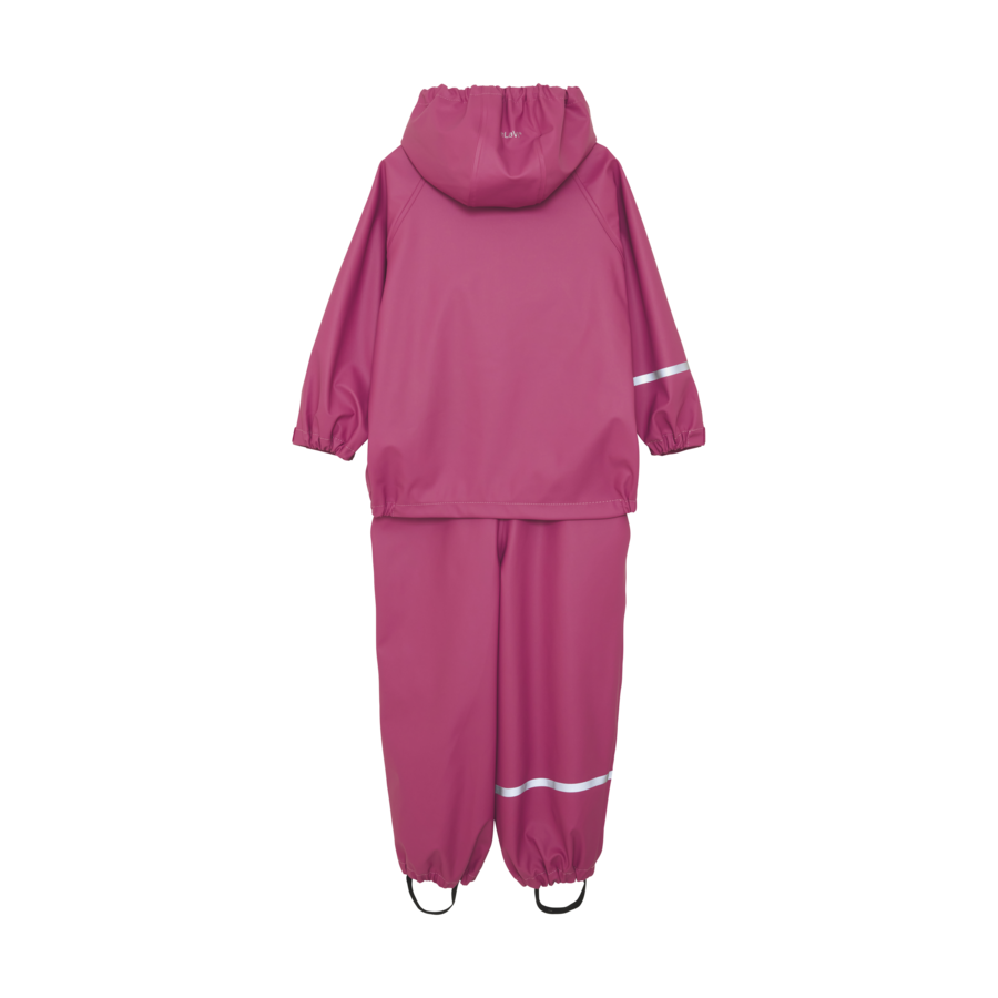 Completo pioggia CeLaVi – Rose Brown | Giacca + Salopette Waterproof 5.000 MM