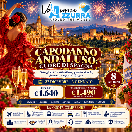 CAPODANNO ANDALUSO: PASSIONE DI SPAGNA