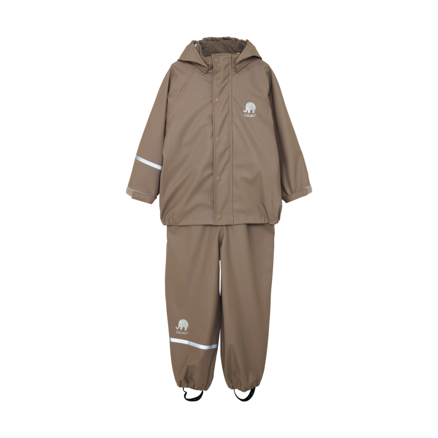 Completo pioggia CeLaVi – Fungi | Giacca + Salopette/Pantalone Waterproof 5.000 MM