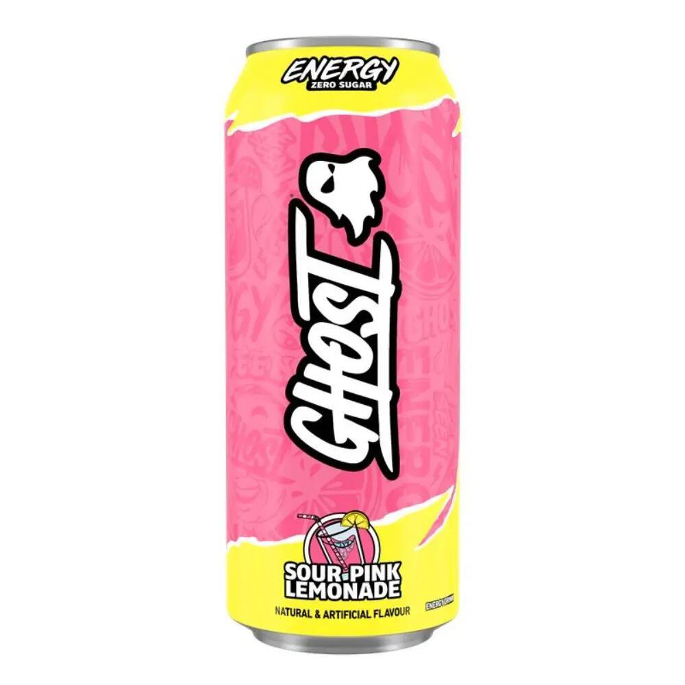 Ghost energy drink zero sour pink lemonade 500ml