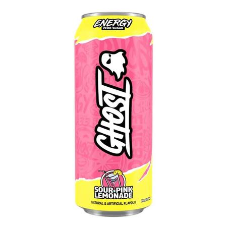 Ghost energy drink zero sour pink lemonade 500ml
