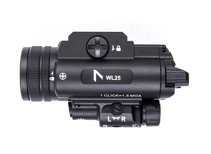 NEXTORCH WL25 Gunlight Ricaricabile con Laser Verde – 1200 Lumen LED