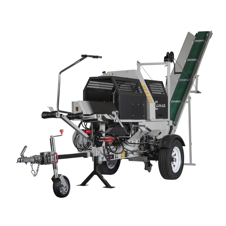 Taglia-spacca legna automatico LUMAG SSA-500-20PRO/E – 20 t, Ø 50 cm