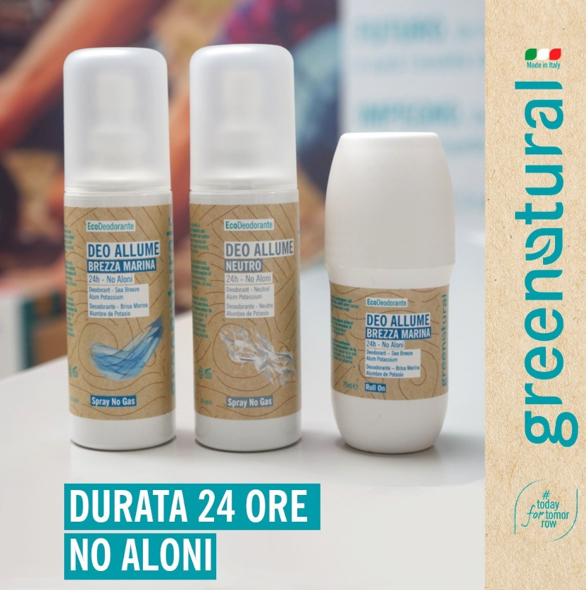 Greenatural BioDeodorante DEO ALLUME No Gas - 100ml - ECOBIO 