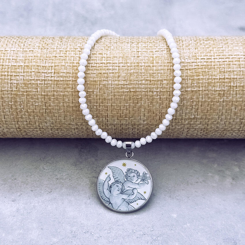 Angels of Bologna Necklace and bracelet