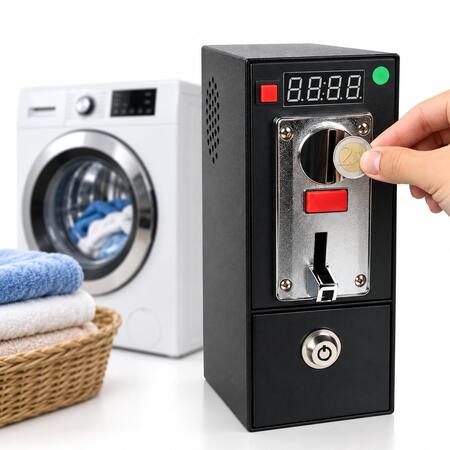 Gettoniera Elettronica per Lavatrice Domestica (Max 1900W) – Ideale per B&B e Strutture Ricettive