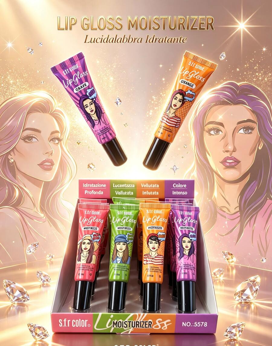 S.f.r Color Lip gloss [Conf. da 24 pezzi]