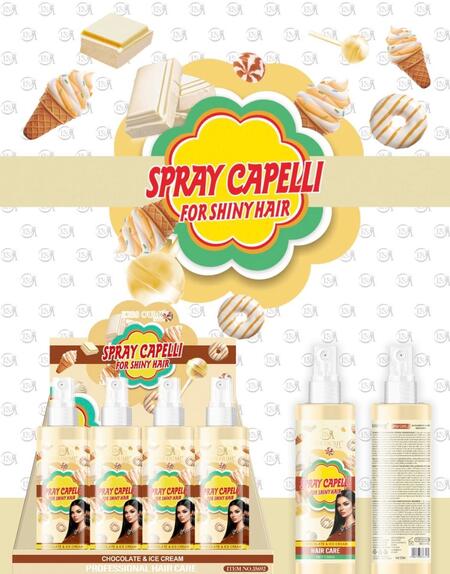 Kiss Oumi Spray per capelli da 120 ml Chocolate & Ice Cream  [Conf.da 12 pezzi]