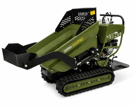 Minidumper cingolato GAMUL VH5PRO – completamente idraulico, 500 kg