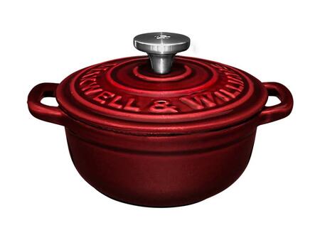 Maxwell & Williams - Cocotte in Ghisa Cast Iron, Rossa, 9,5cm/260ml