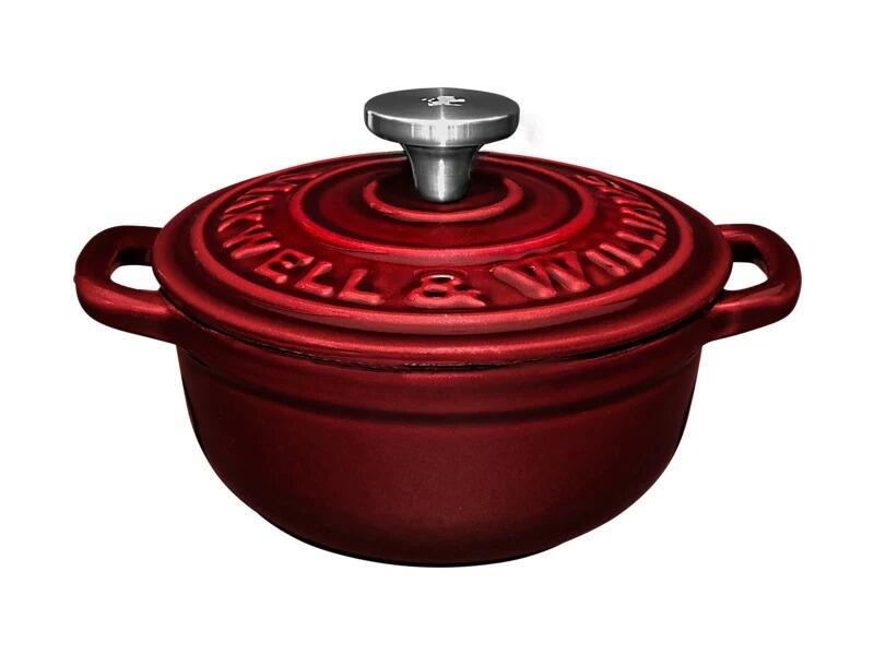 Maxwell & Williams - Cocotte in Ghisa Cast Iron, Rossa, 9,5cm/260ml
