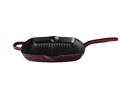 Maxwell & Williams - Bistecchiera in Ghisa Cast Iron, Rossa, 26cm