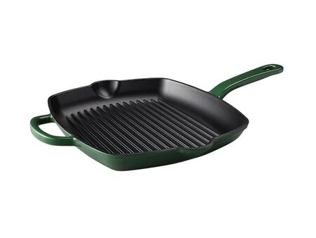 Maxwell & Williams - Bistecchiera in Ghisa Cast Iron, Verde, 26cm