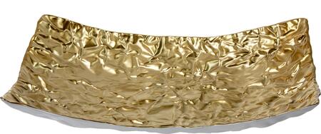 Livellara Milano - Centrotavola Rettangolare Oro Opaco, Collezione Doropak, 37x28,5cm