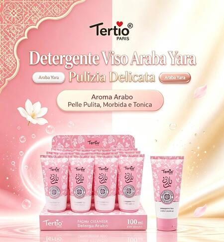Tertio Aroma Arabo Detergente Viso da 100 ml [Conf. da 12 pezzi]