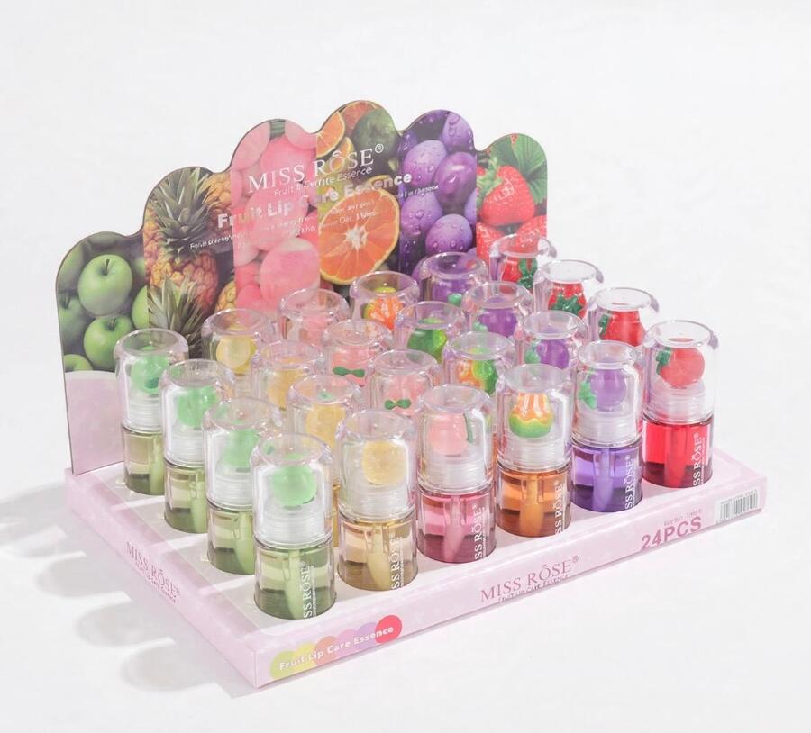 Miss Rose Fruit Lip Care Essence [Conf. da 24 pezzi]