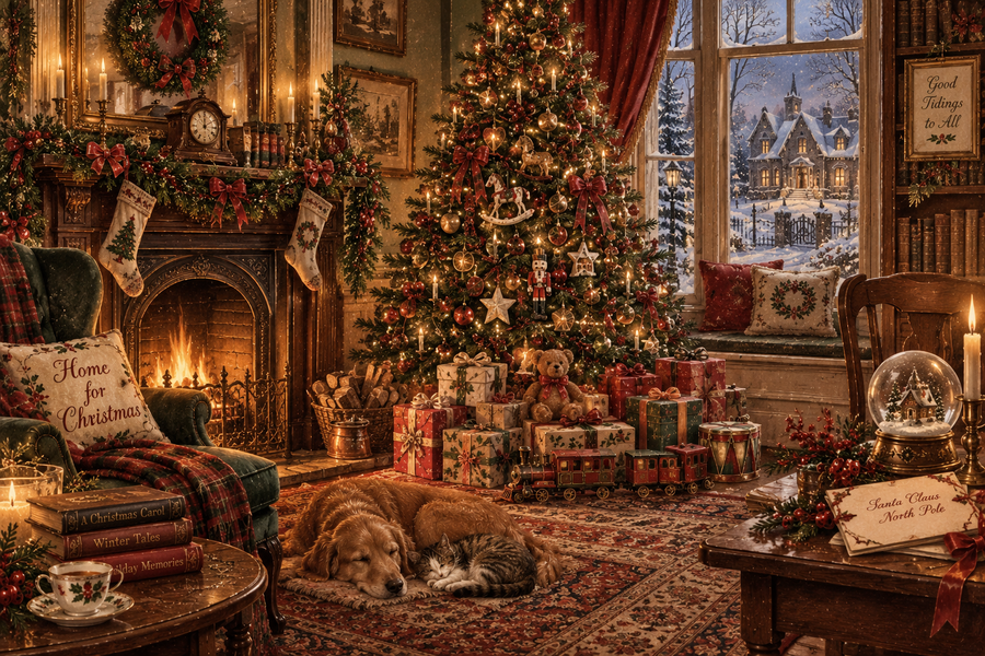 Christmas Classic Vintage Junk Journal digital kit