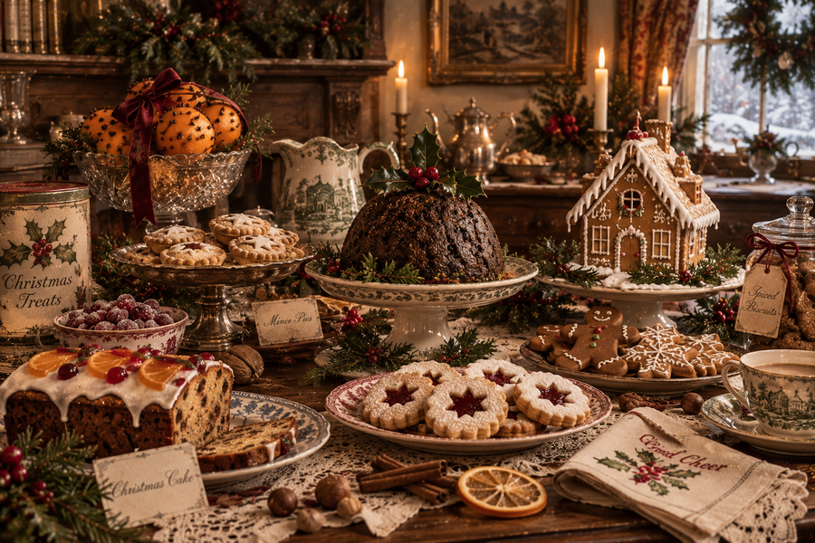 Christmas at Old Manor junk journal digital kit 