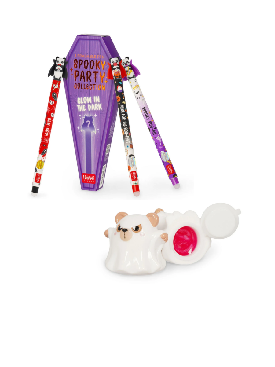Penna Cancellabile Halloween "Spooky Party" 2026 + Lucidalabbra Magic Kiss