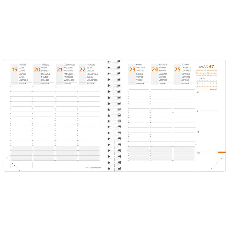 Agenda Giornaliera TIME&LIFE 16x16cm QUOVADIS