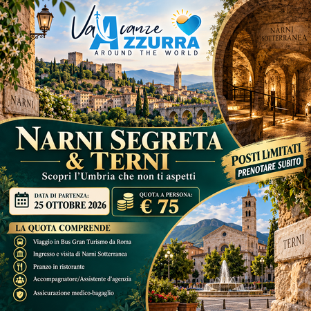 25 OTTOBRE 2026 NARNI SEGRETA & TERNI