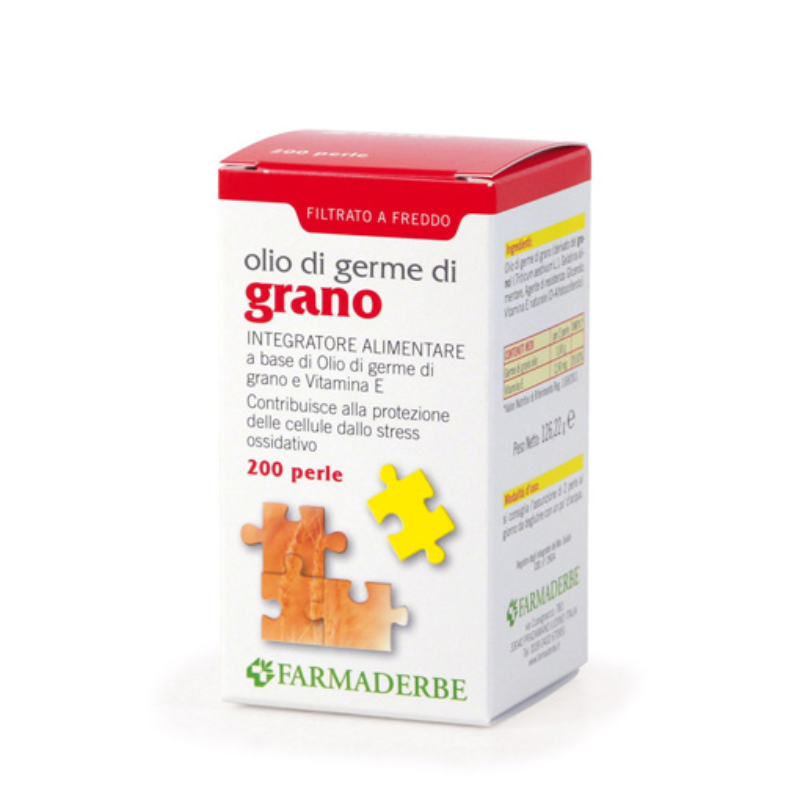 Farmaderbe - Olio di germe di grano 200 perle