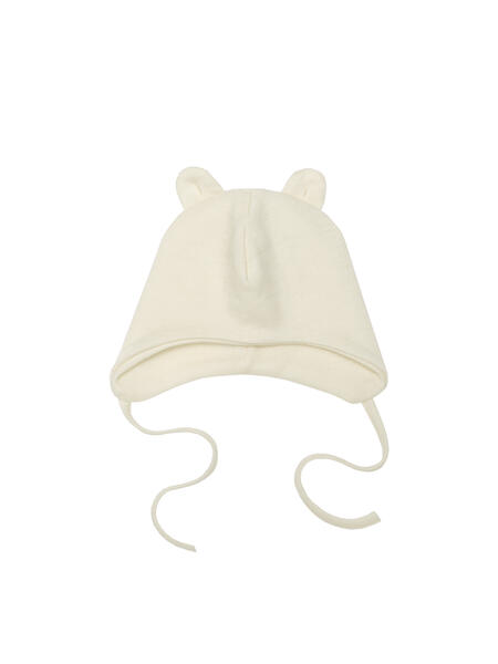 Cappello Neonato Lana Merino e Seta con Orecchie Orsacchiotto – Morbido e Termoregolante