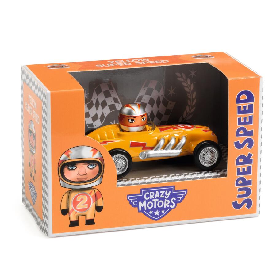Yellow Super Speed - Crazy Motors Djeco