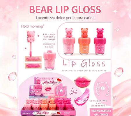 Hold Morning Bear Lip Gloss [Conf. da 24 pezzi]
