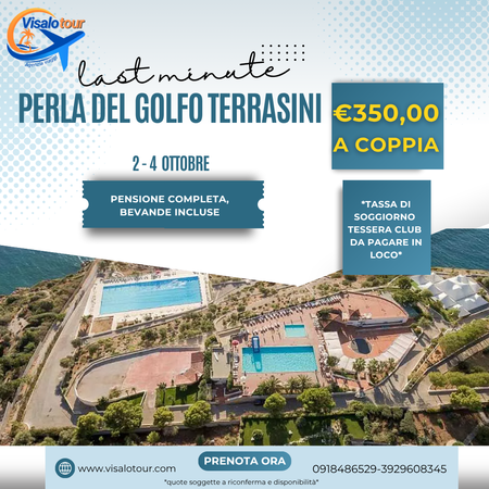 PERLA DEL GOLFO TERRASINI 2-4 OTTOBRE 