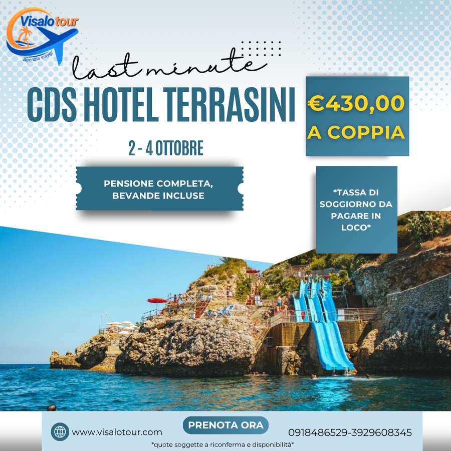 CDS HOTEL TERRASINI 2-4 OTTOBRE