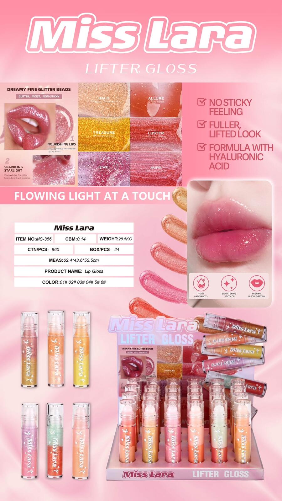 Miss Lara Lifter Gloss [Conf. da 24 pezzi]