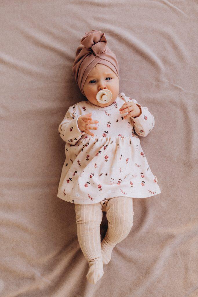 Collant a Costine in Cotone – Beige & Linen | Morbidi ed Elasticizzati