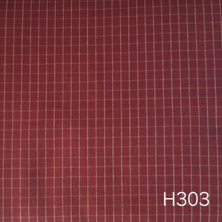 H303- tessuto tinto in filo taglio 25x110 cm bordeaux