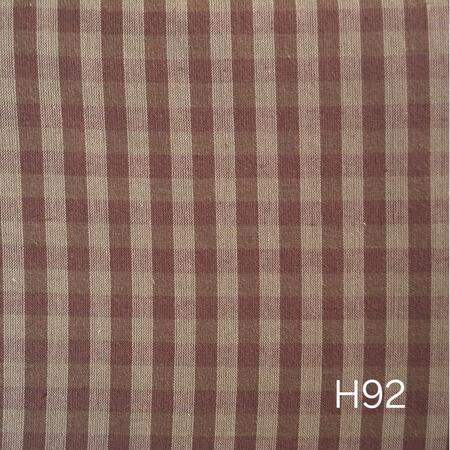 H92- tessuto tinto in filo taglio 25x110 cm - marrone