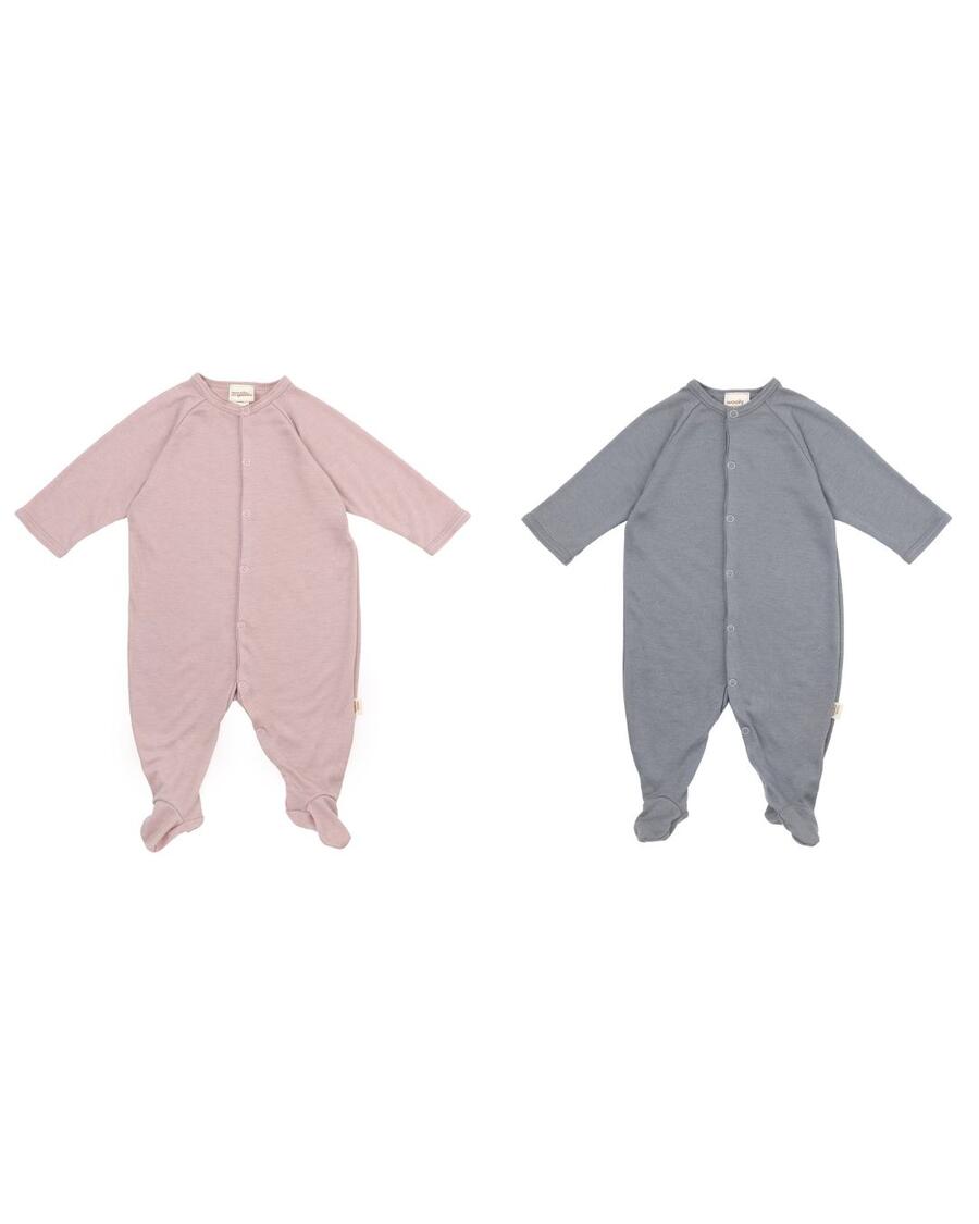 Tutina Lyocell/Wool a maniche lunghe – Termoregolante e delicata sulla pelle