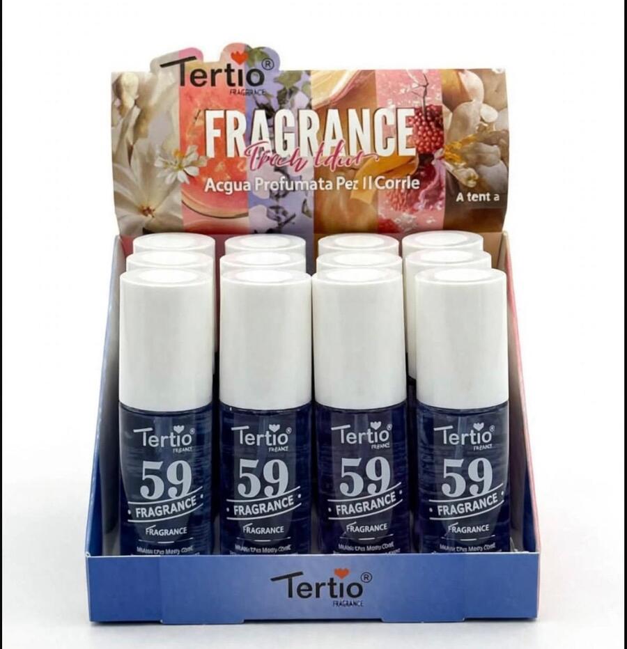 Tertio Acqua Profumata Per Il Corpo n 59 da 100ml [Conf. da 12 pezzi]