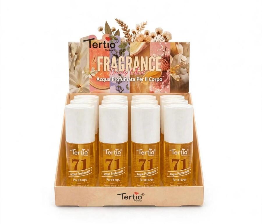 Tertio Acqua Profumata Per Il Corpo n 71da 100ml [Conf. da 12 pezzi]