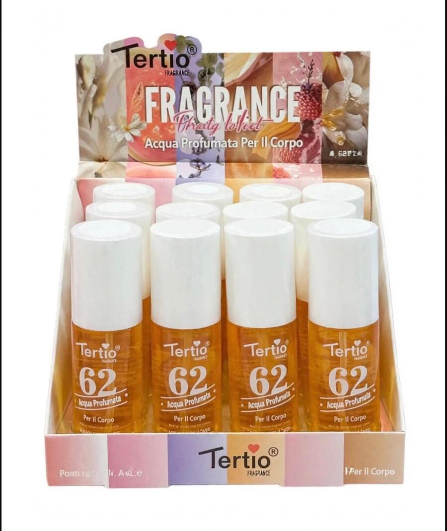 Tertio Acqua Profumata Per Il Corpo n 62 da 100ml [Conf. da 12 pezzi]