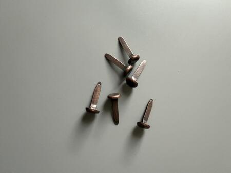 Fermacampioni color bronzo set da 20 pz