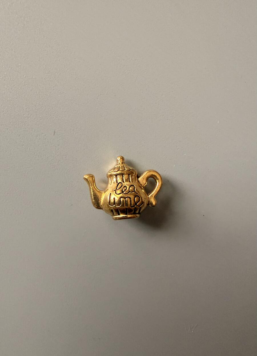 Ciondolo Teiera Oro antico 