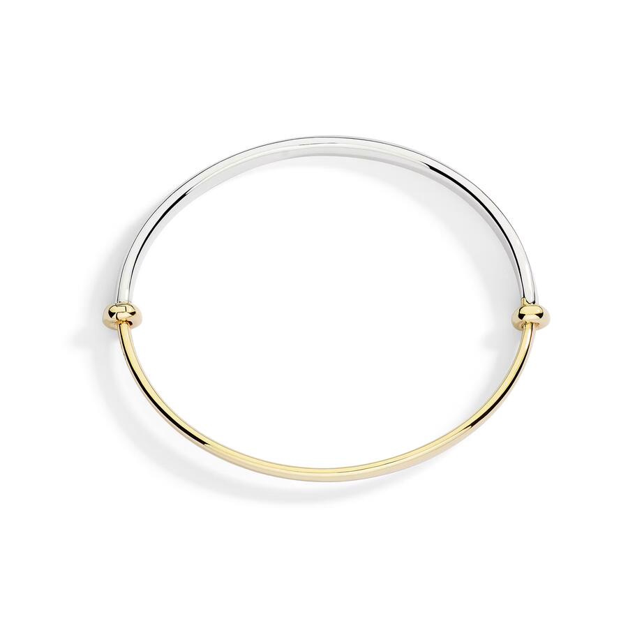 DoDo Bracciale BANGLE PEPITA IN ARGENTO E ORO 