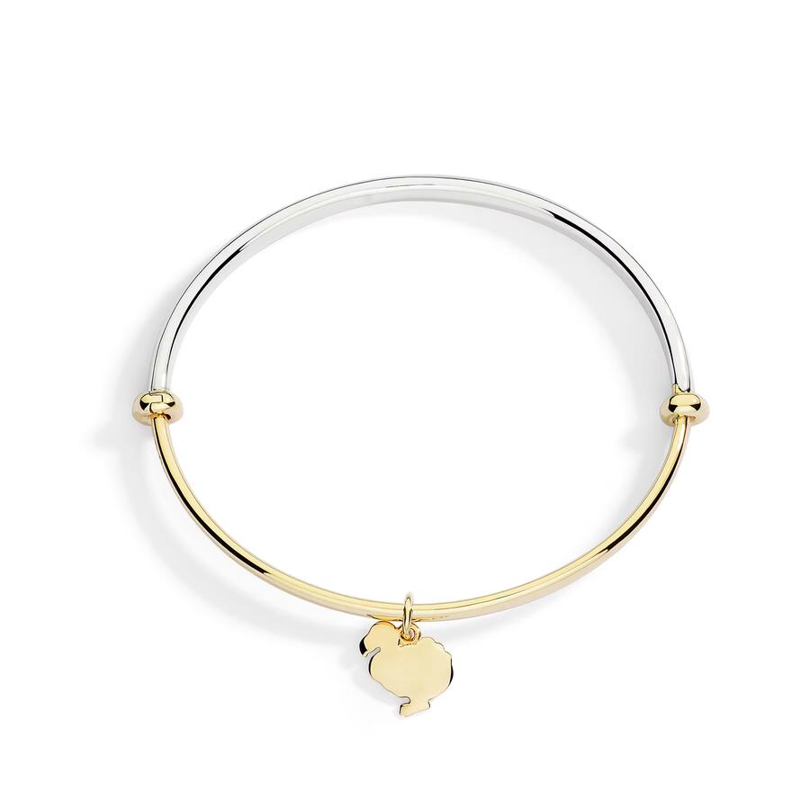 DoDo Bracciale BANGLE PEPITA IN ARGENTO E ORO 