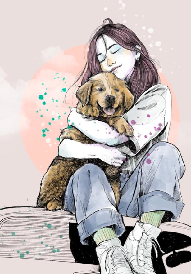 SARA PAGLIA STAMPA FIRMATA 30x40 cm: Special Friends