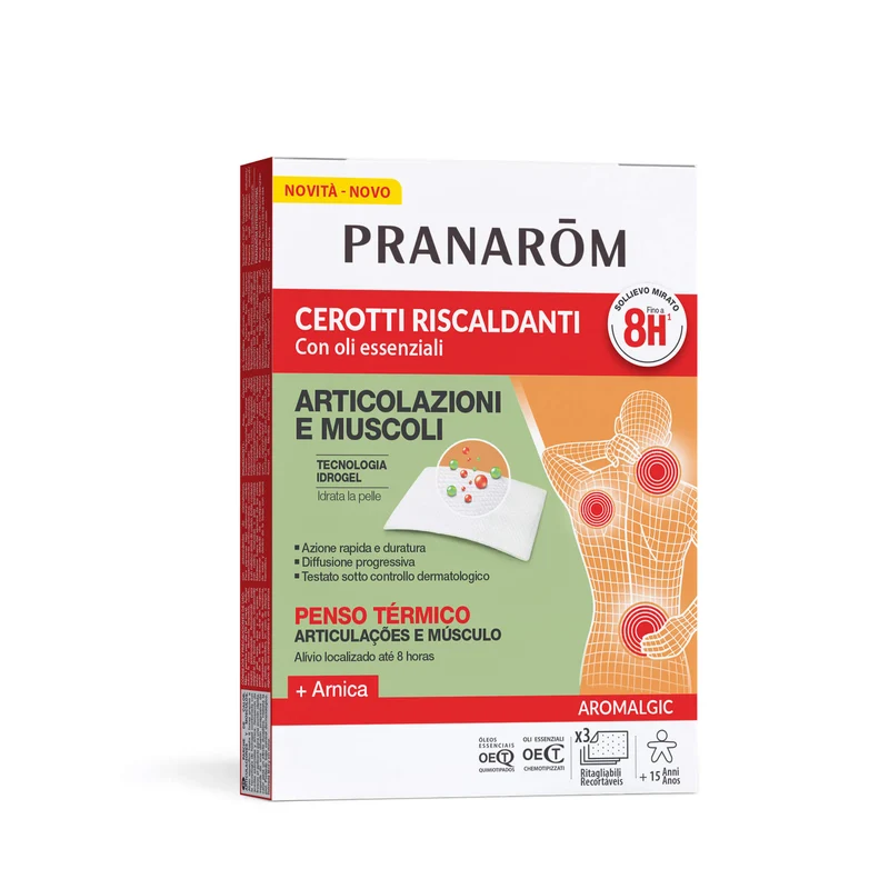 Pranarom - Aromalgic Cerotti riscaldanti con oli essenziali