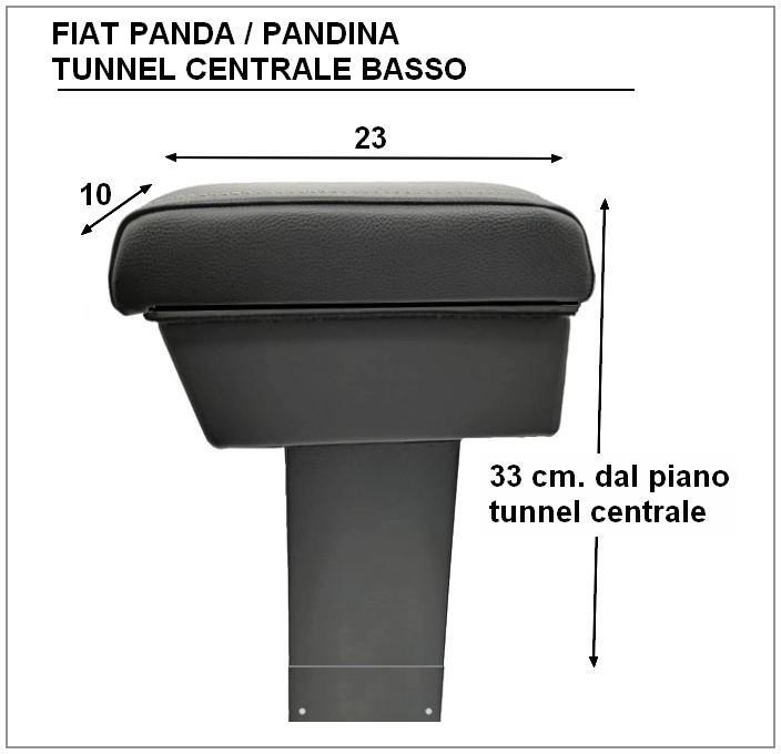 Copia di Armrest with storage for Fiat Pandina (from 2024