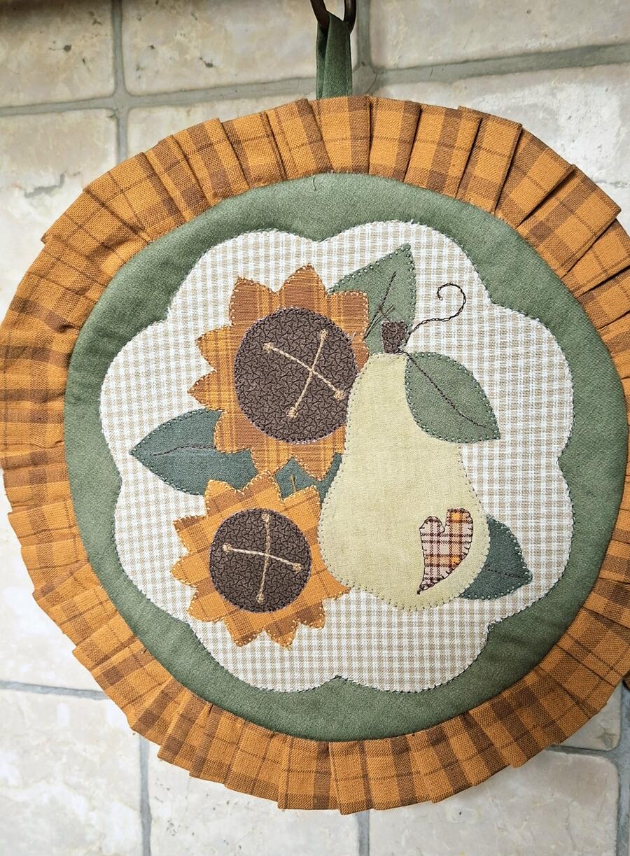 Cartamodello presine girasoli Country Home