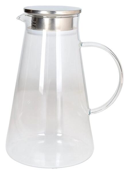 Tognana - Caraffa con Filtro Outline Dolce Casa, Vetro Borosilicato 1800cc