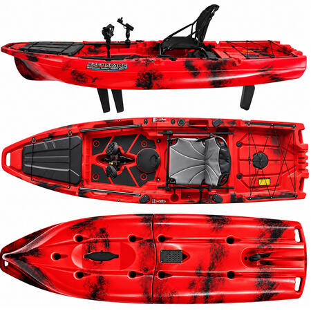 Kayak da pesca a pedali divisibile - SKF K3 - 300 cm