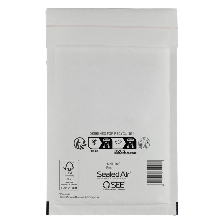 Busta Imbottita MAIL LITE Bianca SEALED AIR - conf. 10 pz